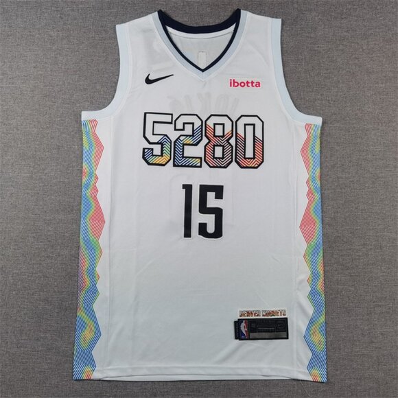 Mens Youths Kids Nikola Jokic White Stitched Jersey